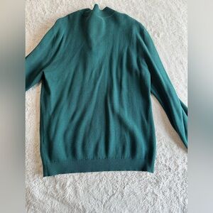 Classic Crewneck Sweater in Deep Teal
